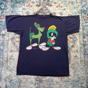 Vintage Looney Tunes Marvin The Martian T-shirt Large